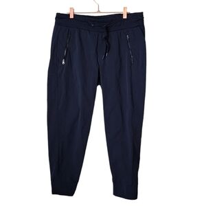 VINA Jogger pants‎ with pockets athletic active pant in dark navy size L